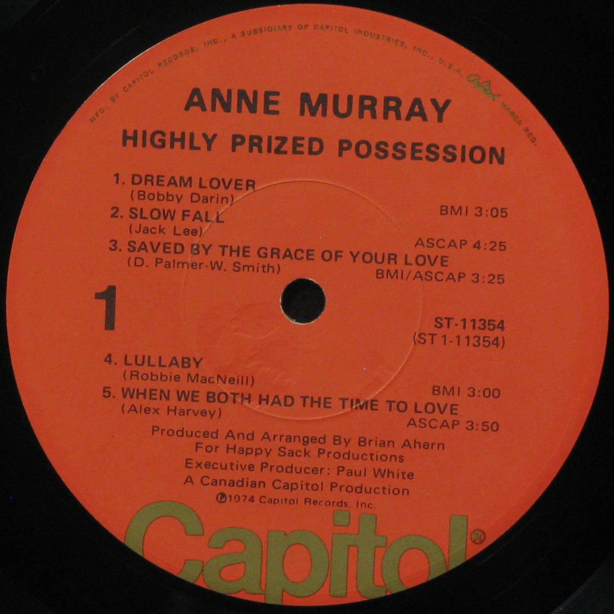 LP Anne Murray — Highly Prized Possession фото 2