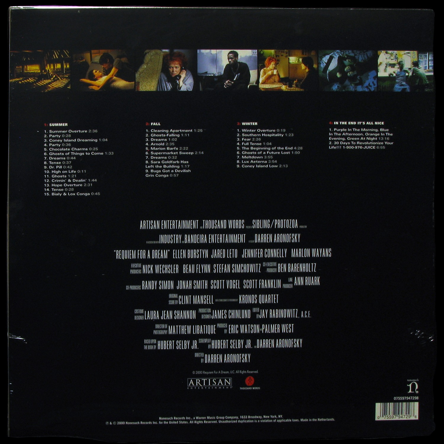 LP Clint Mansell — Requiem For A Dream (2LP) фото 2