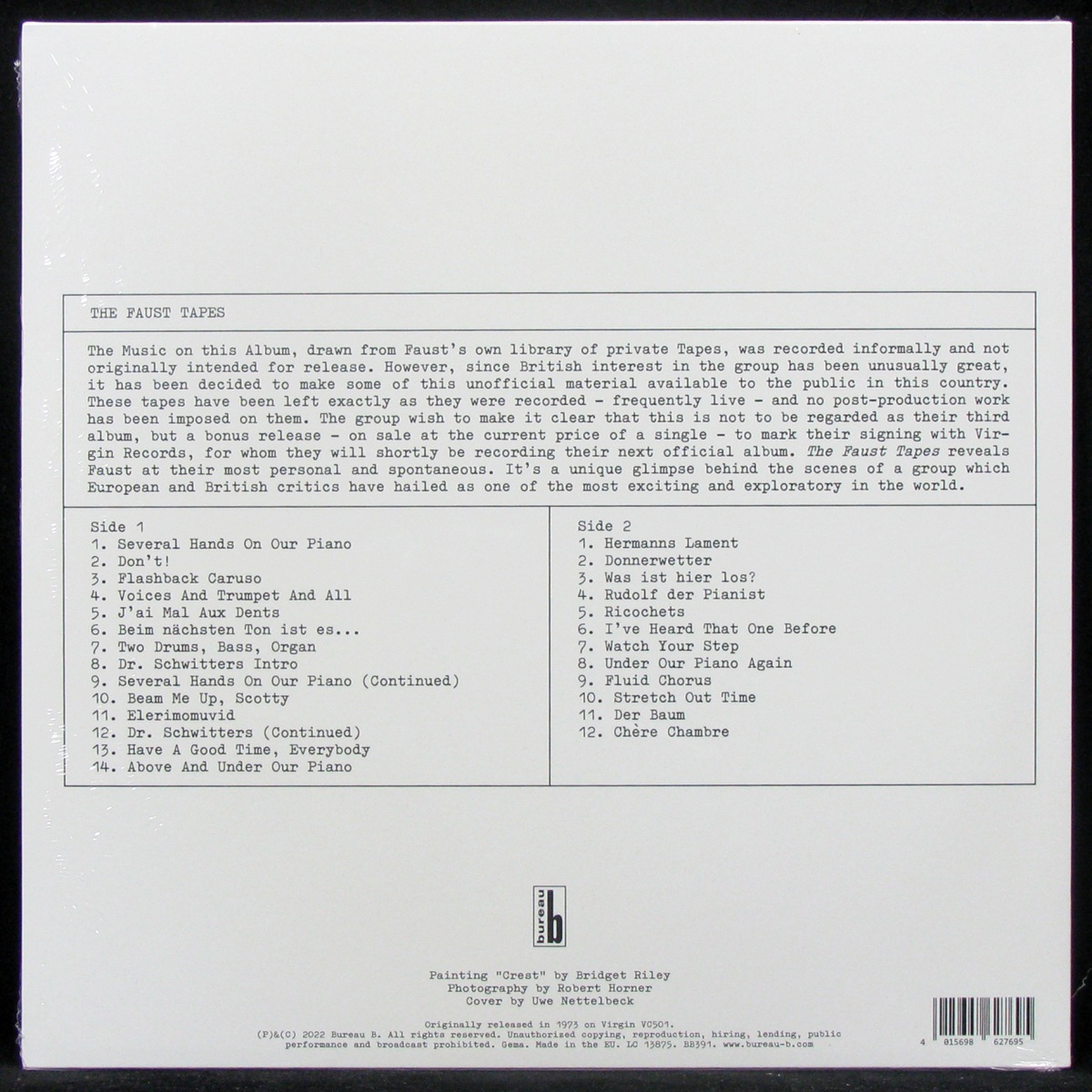 LP Faust — Faust Tapes фото 2