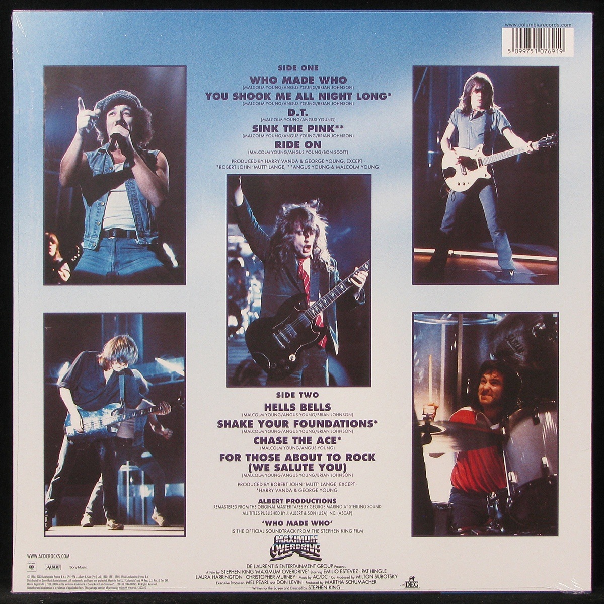 LP AC/DC — Who Made Who фото 2