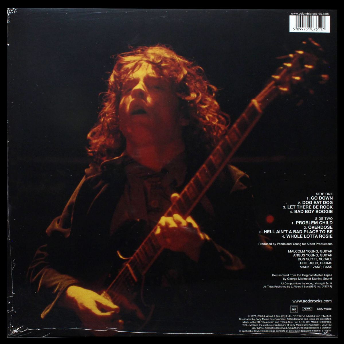 LP AC/DC — Let There Be Rock фото 2