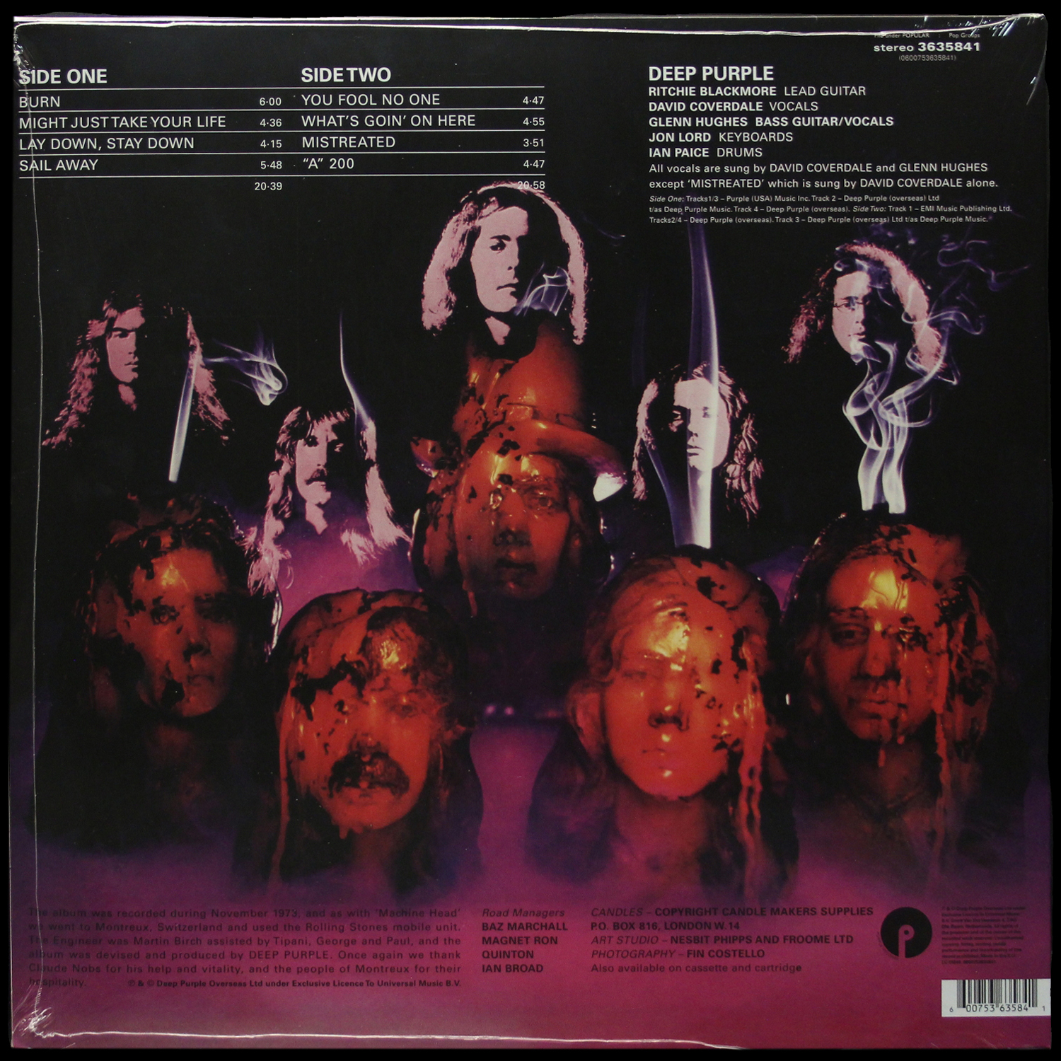 LP Deep Purple — Burn фото 2