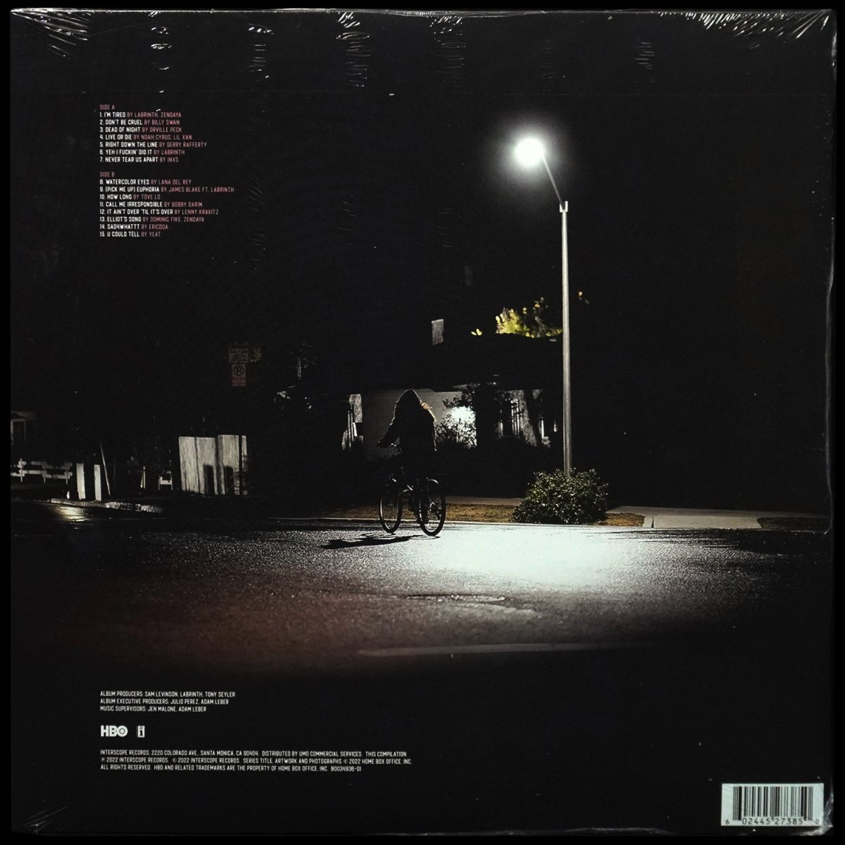 LP V/A — Euphoria Season 2 (An HBO Original Series Soundtrack) (цветной винил) фото 2