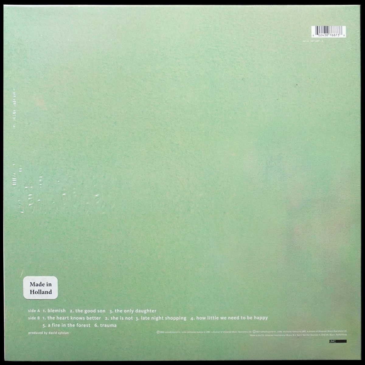 LP David Sylvian — Blemish фото 2