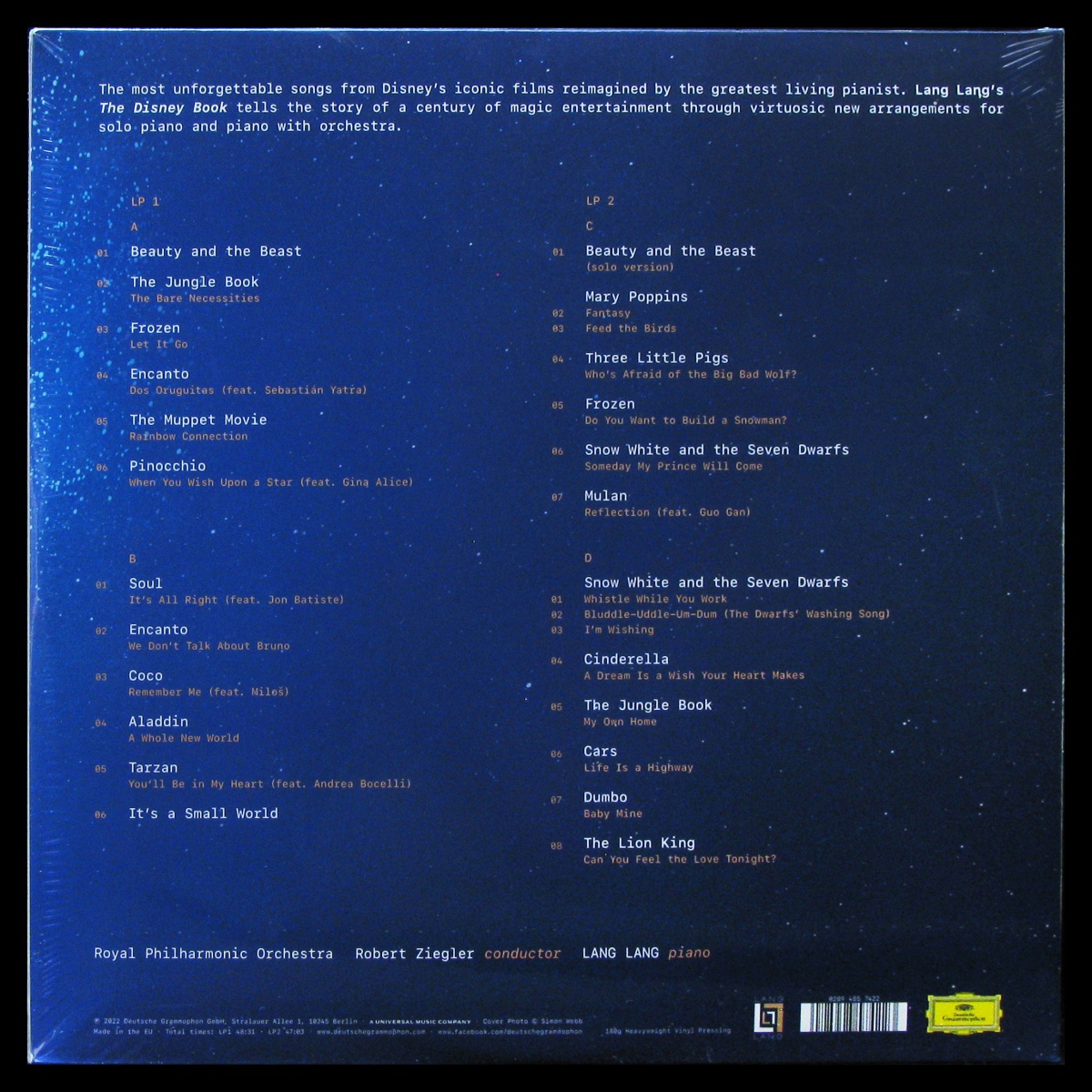 LP Lang Lang — Disney Book (2LP) фото 2