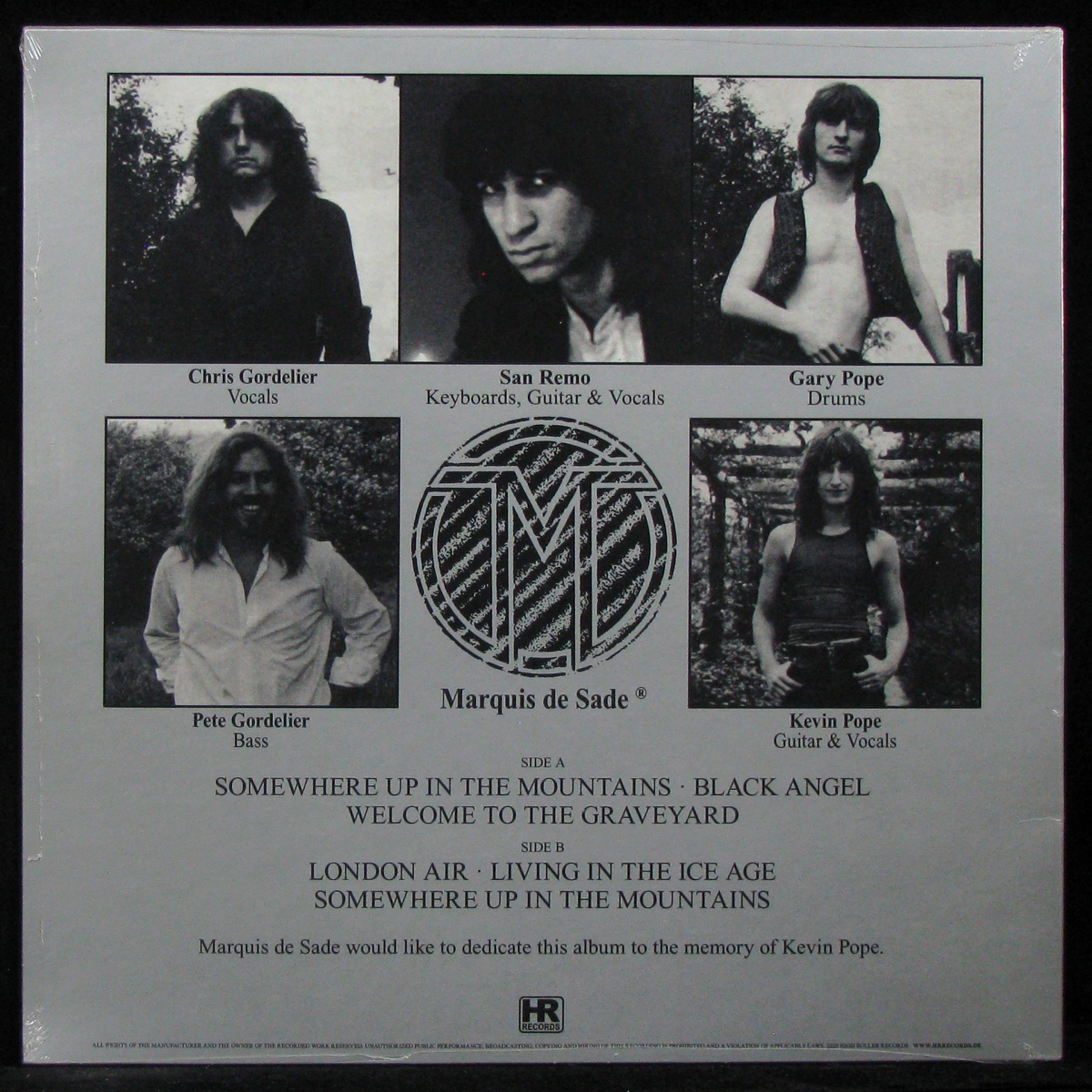 LP Marquis De Sade — Somewhere Up In The Mountains (цветной винил, + постер) фото 2