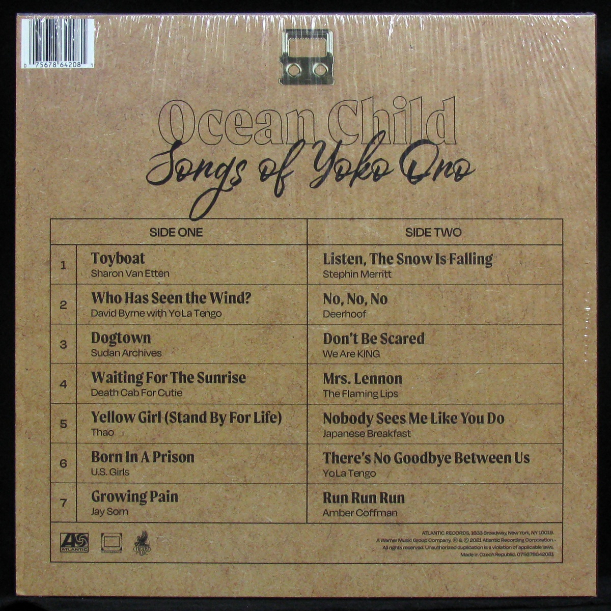 LP V/A — Ocean Child : Songs Of Yoko Ono фото 2