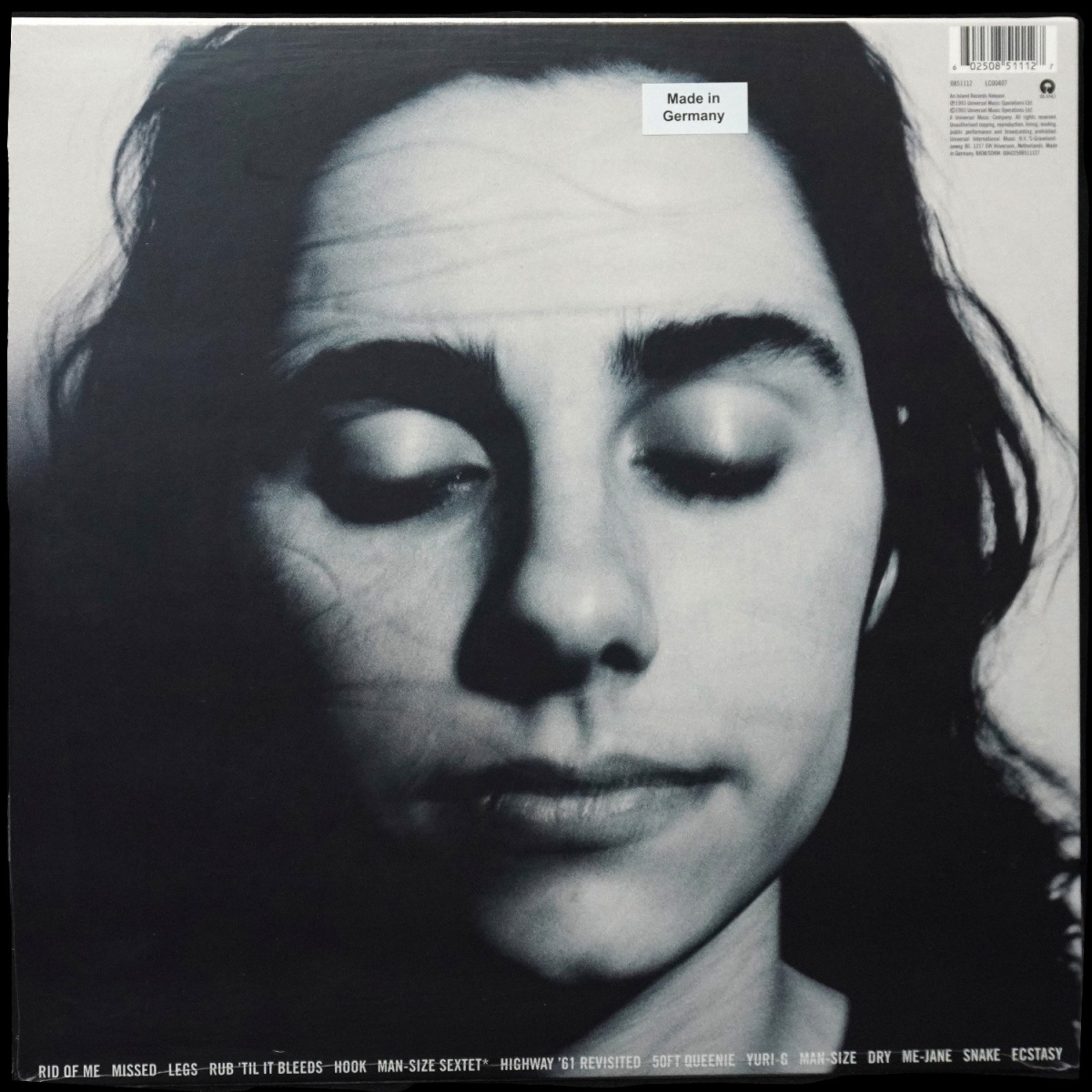 LP PJ Harvey — Rid Of Me фото 2