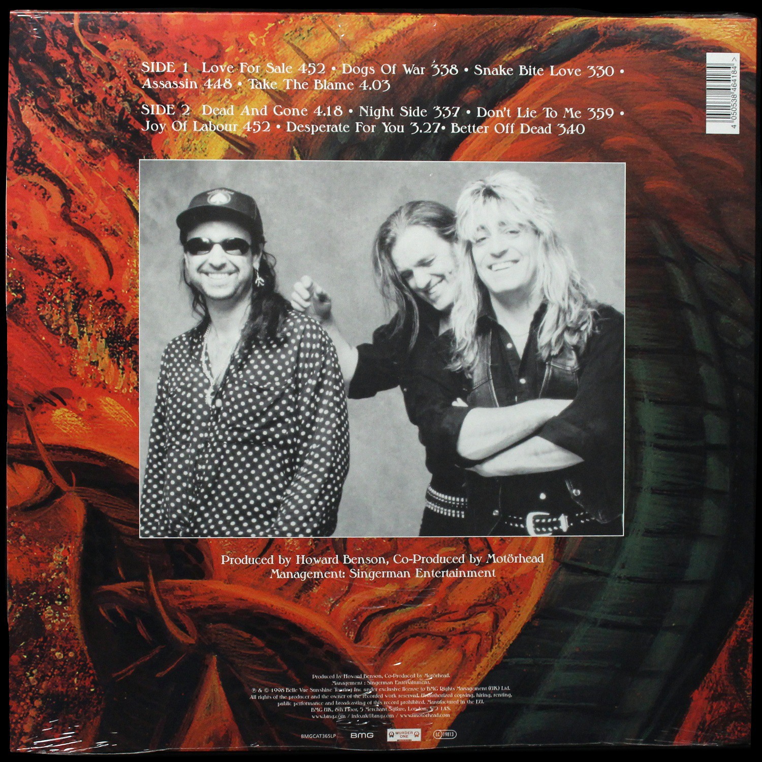 LP Motorhead — Snake Bite Love фото 2