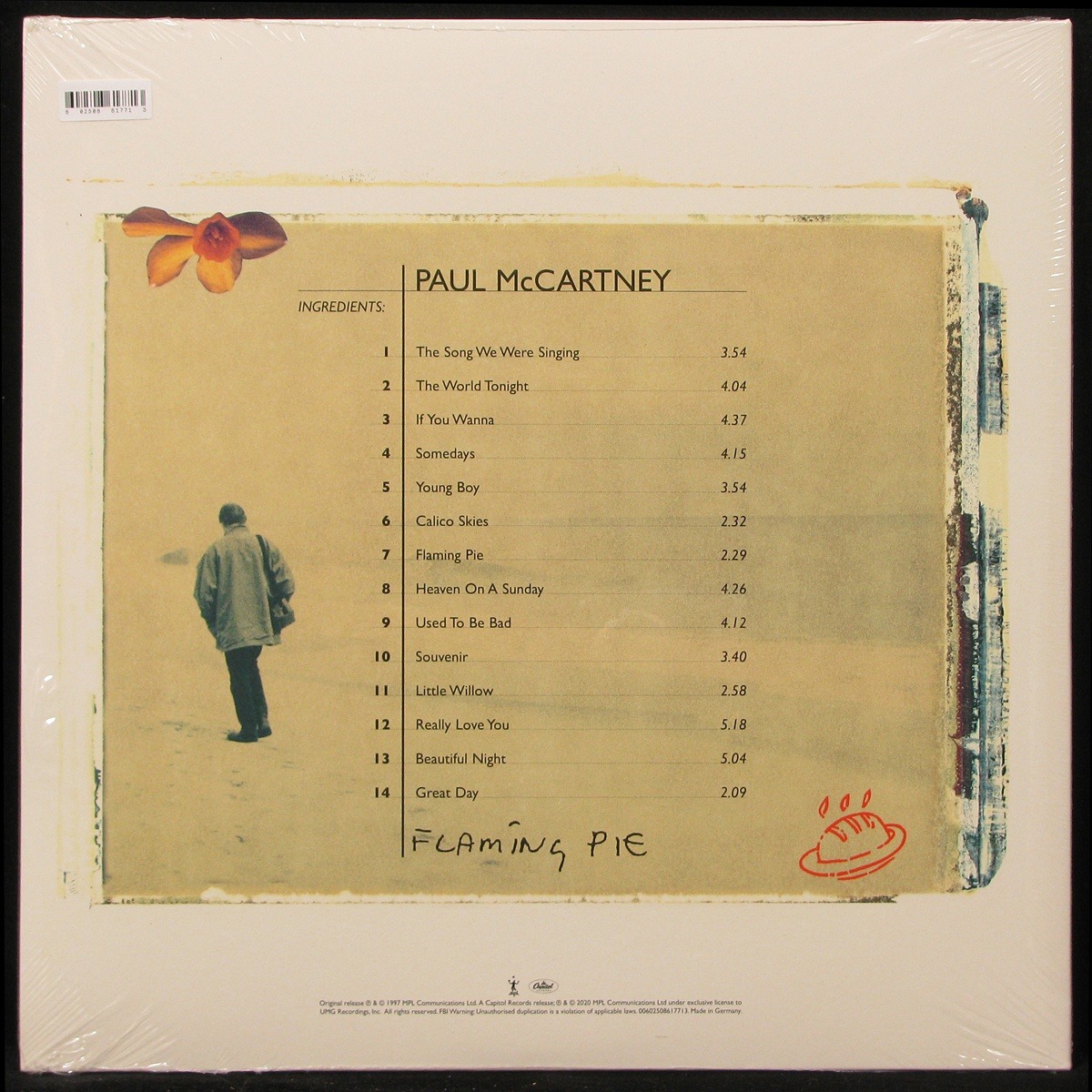 LP Paul McCartney — Flaming Pie (2LP, + буклет) фото 2
