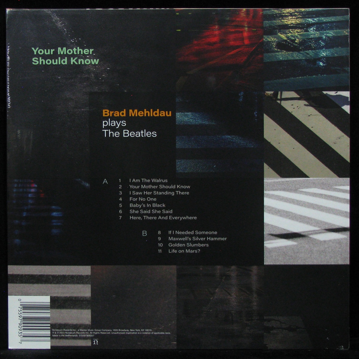 LP Brad Mehldau — Your Mother Should Know: Brad Mehldau Plays The Beatles фото 2