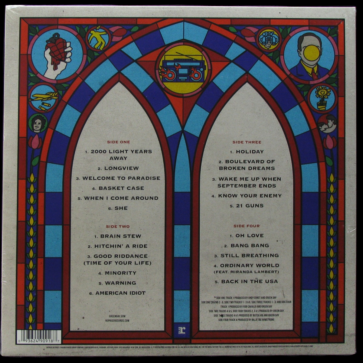 LP Green Day — Greatest Hits: God's Favorite Band (2LP) фото 2