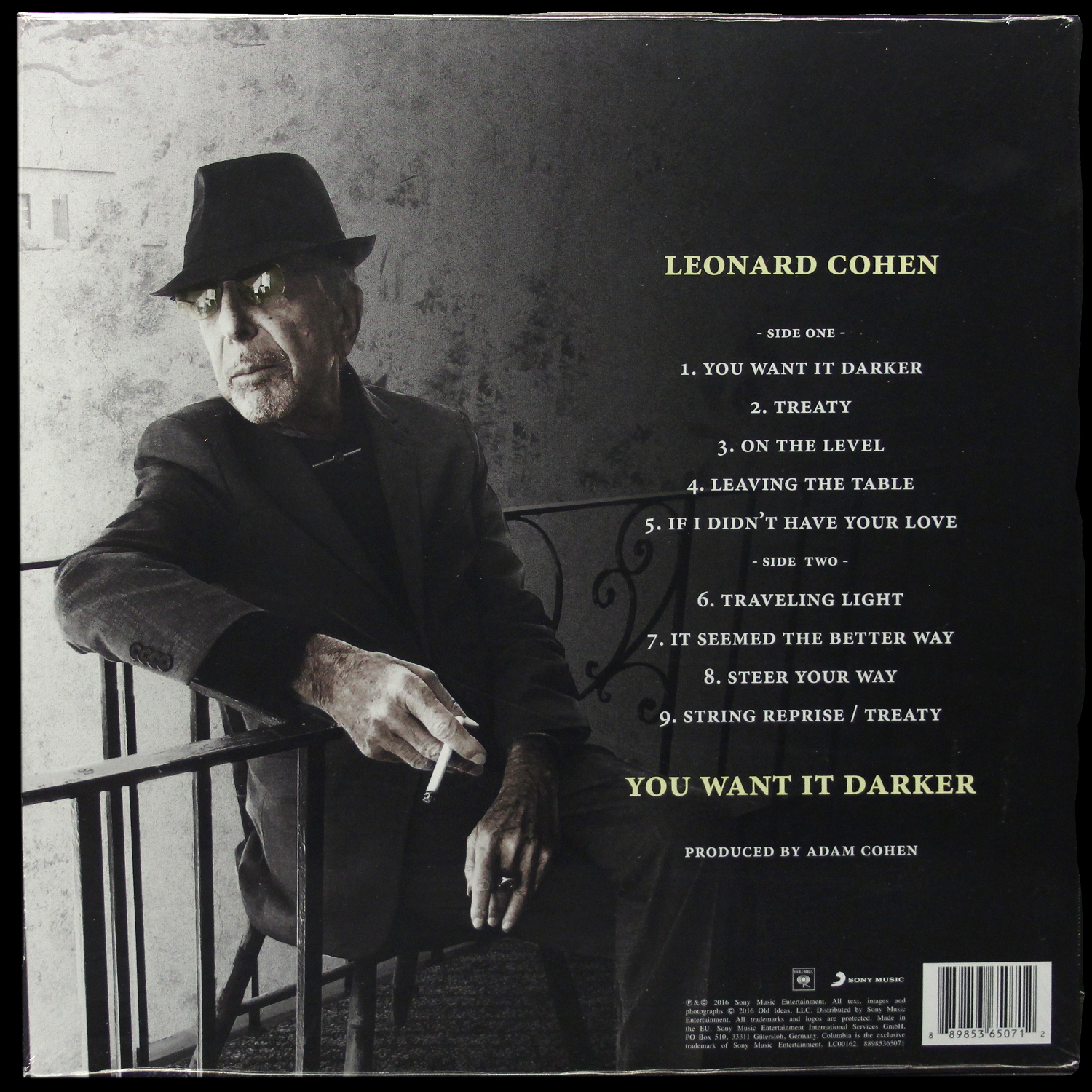 LP Leonard Cohen — You Want It Darker фото 2