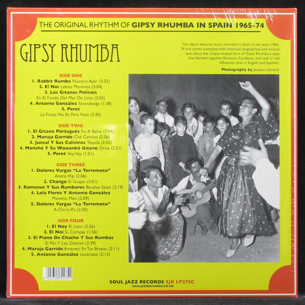 LP V/A — Gipsy Rhumba (2LP, coloured vinyl) фото 2