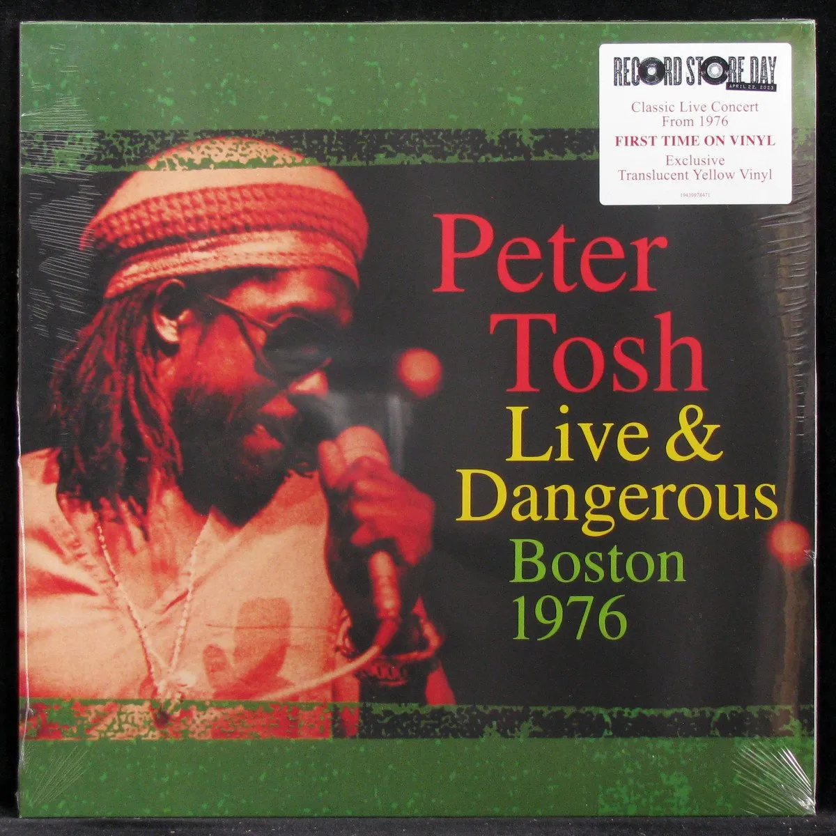 LP Peter Tosh — Live & Dangerous: Boston 1976 (2LP, цветной винил) фото