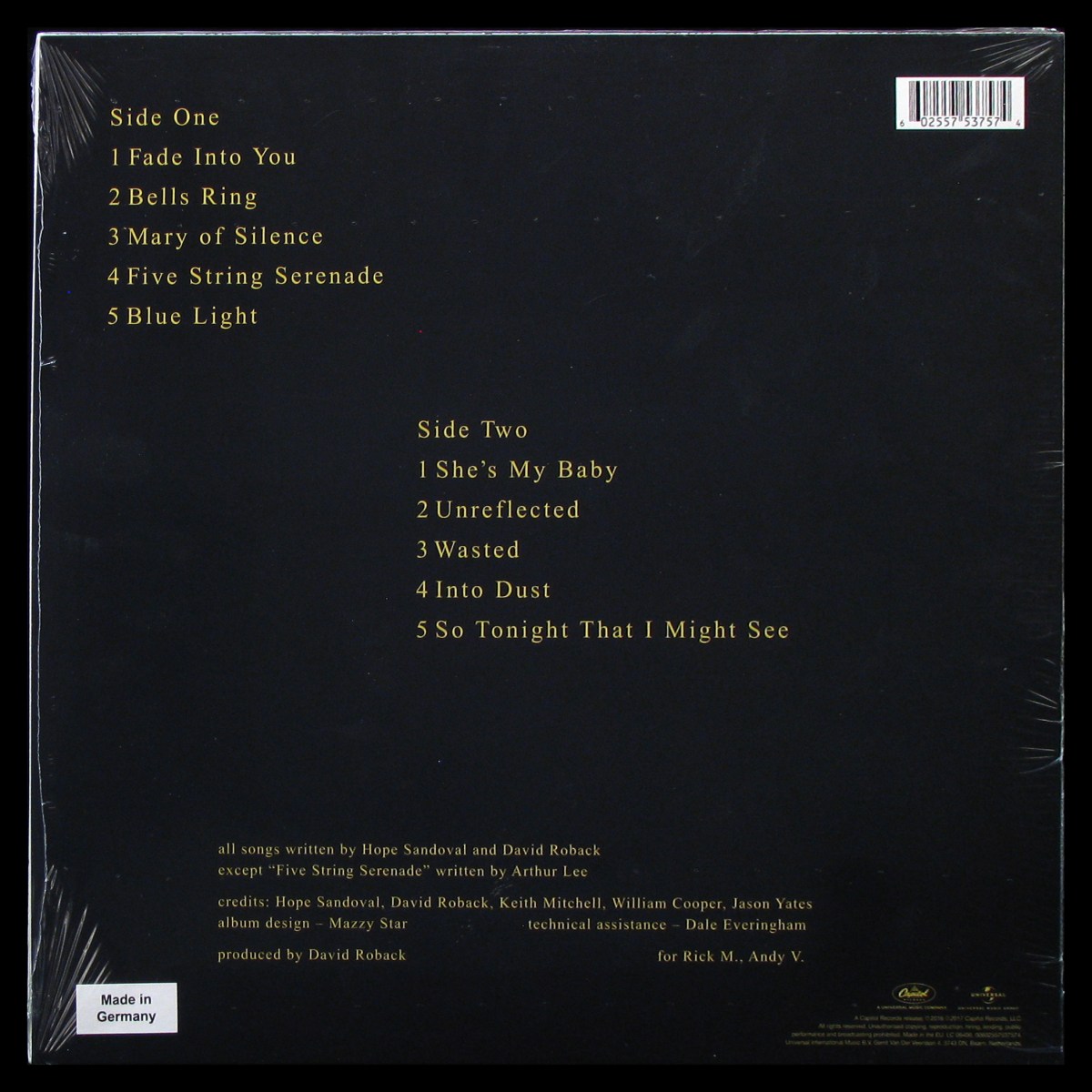 LP Mazzy Star — So Tonight That I Might See фото 2