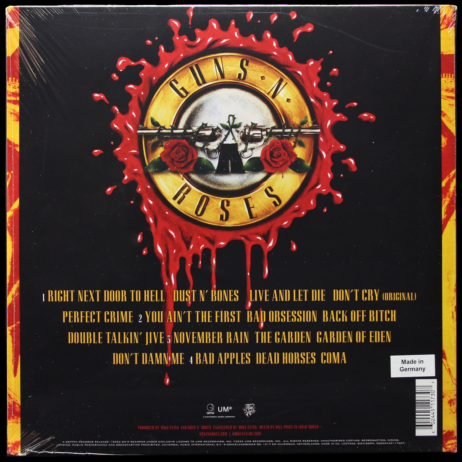 LP Guns N' Roses — Use Your Illusion I (2LP) фото 2