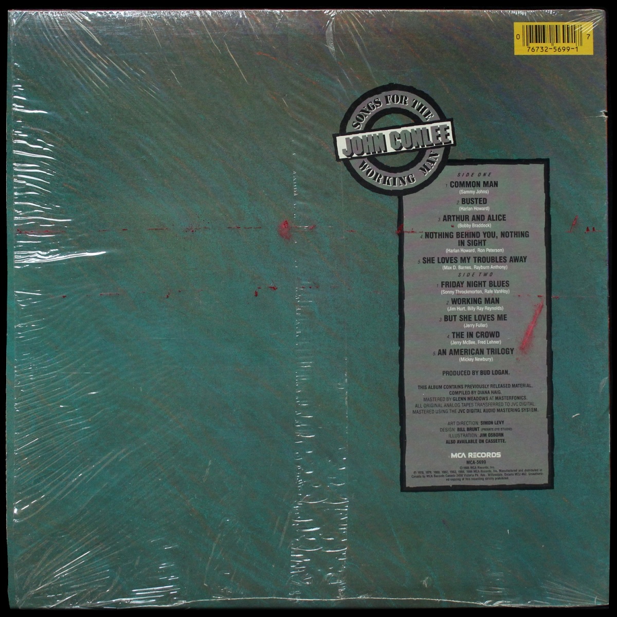 LP John Conlee — Songs For The Working Man фото 2