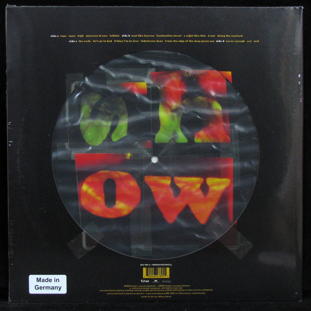 LP Cure — Show (2LP, picture disc (пикчер диск)) фото 2