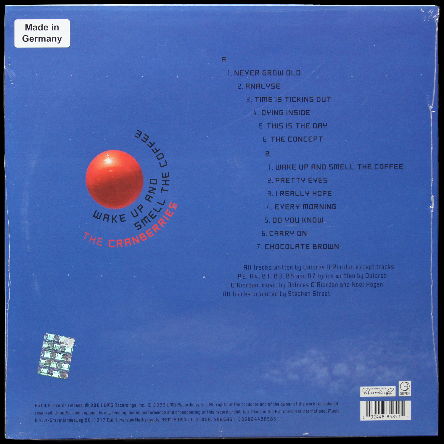 LP Cranberries — Wake Up And Smell The Coffee (цветной винил) фото 2