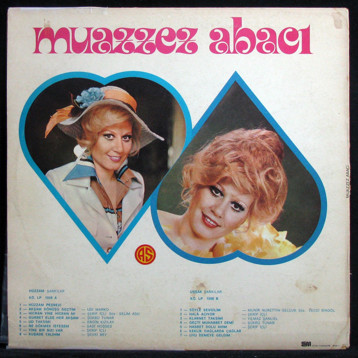 LP Muazzez Abaci — Huzzam Sarkilar / Ussak Sarkilar фото 2