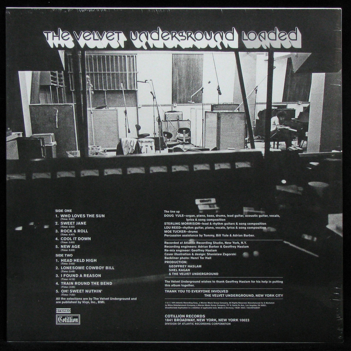 LP Velvet Underground — Loaded (цветной винил) фото 2