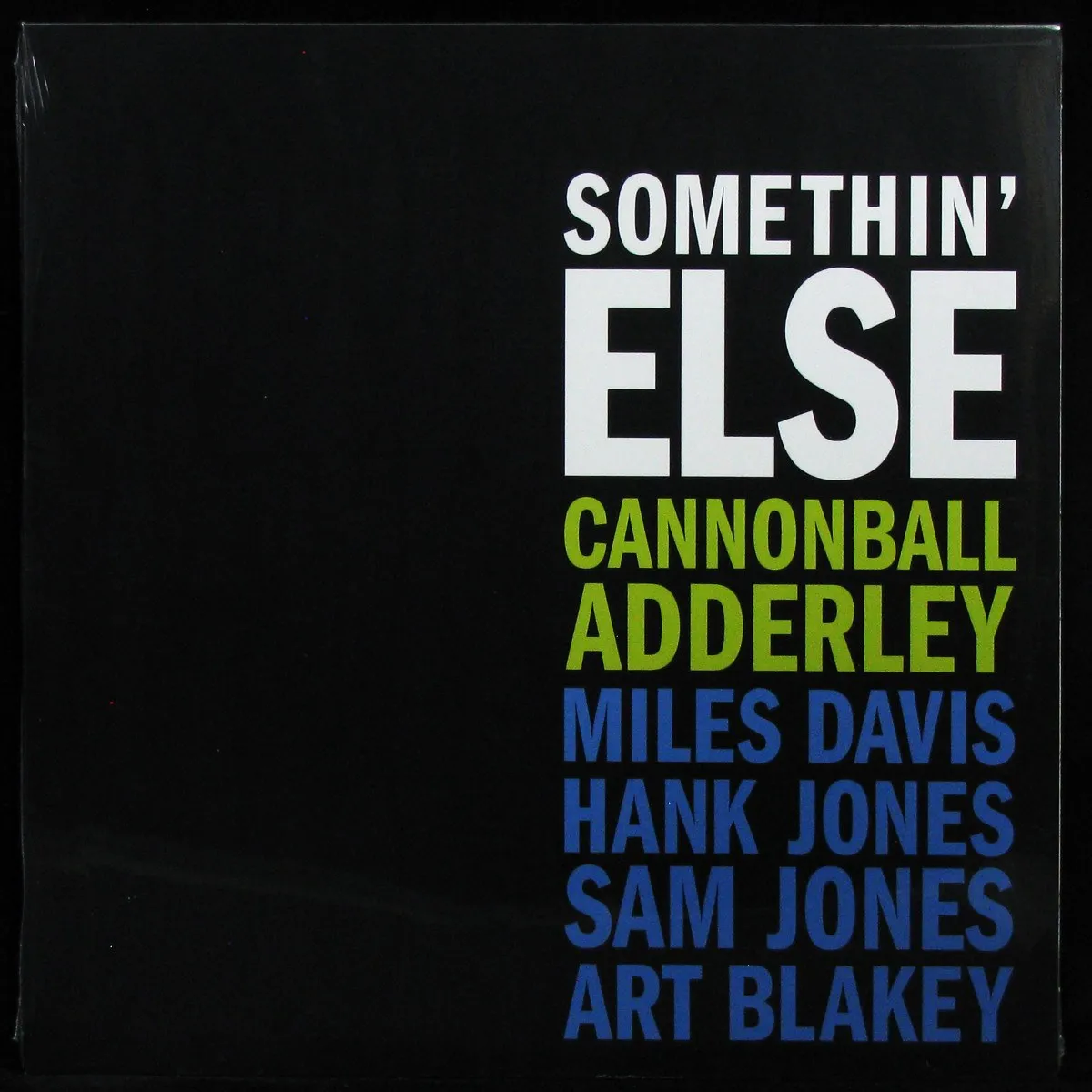 LP Cannonball Adderley — Somethin' Else (цветной винил) фото