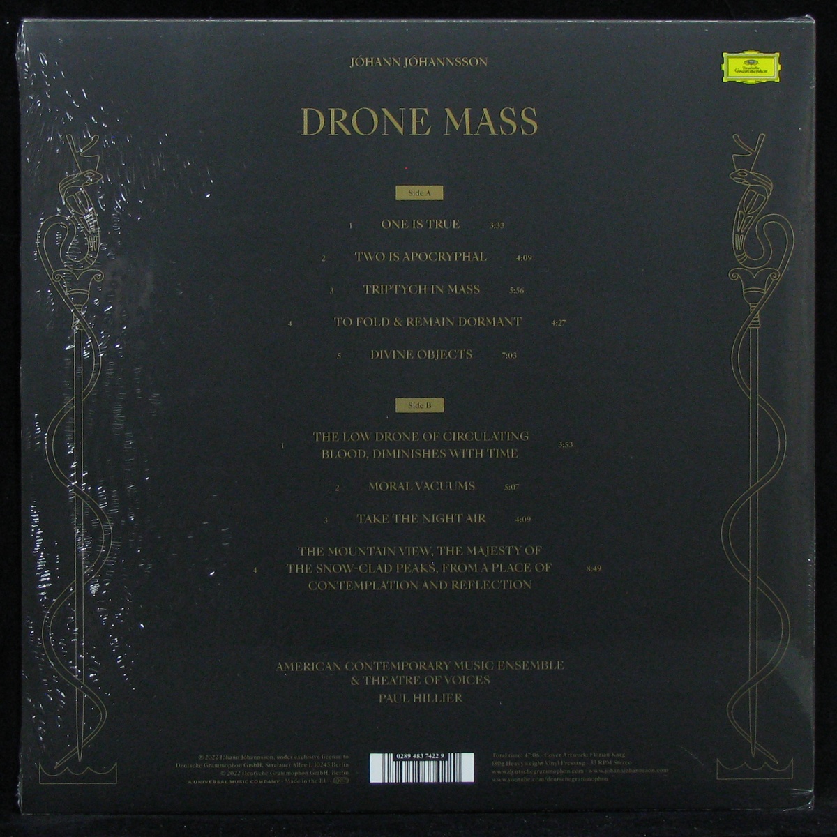 LP Johann Johannsson / ACME & Theatre Of Voices / Paul Hillier — Drone Mass фото 2