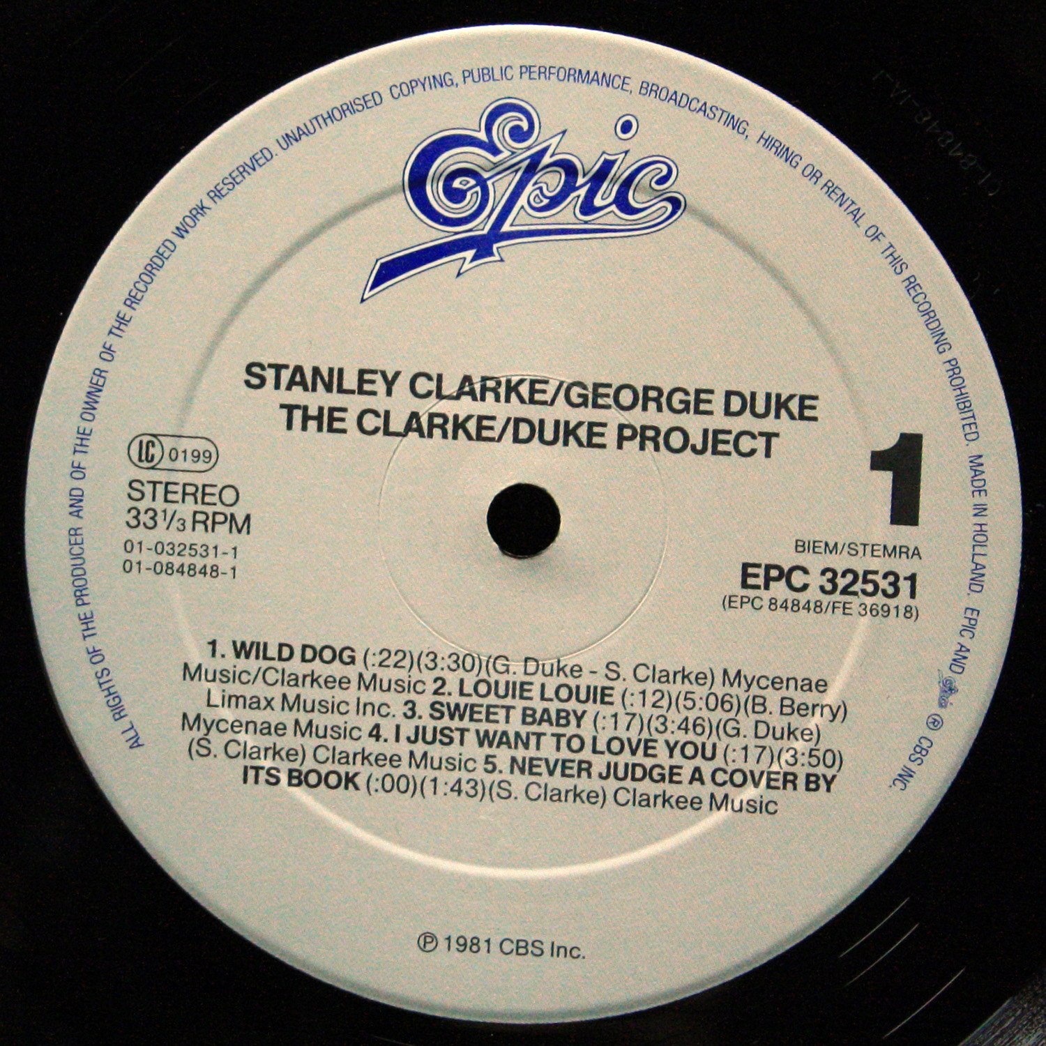 LP Stanley Clarke — Clarke / Duke Project фото 3