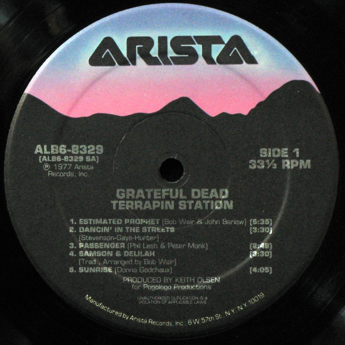LP Grateful Dead — Terrapin Station фото 3
