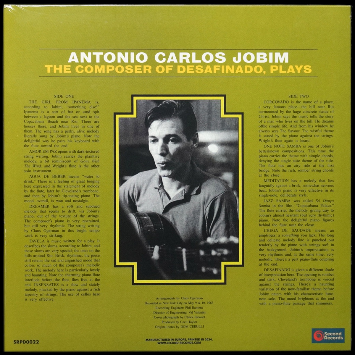 LP Antonio Carlos Jobim — Composer Of Desafinado, Plays фото 2