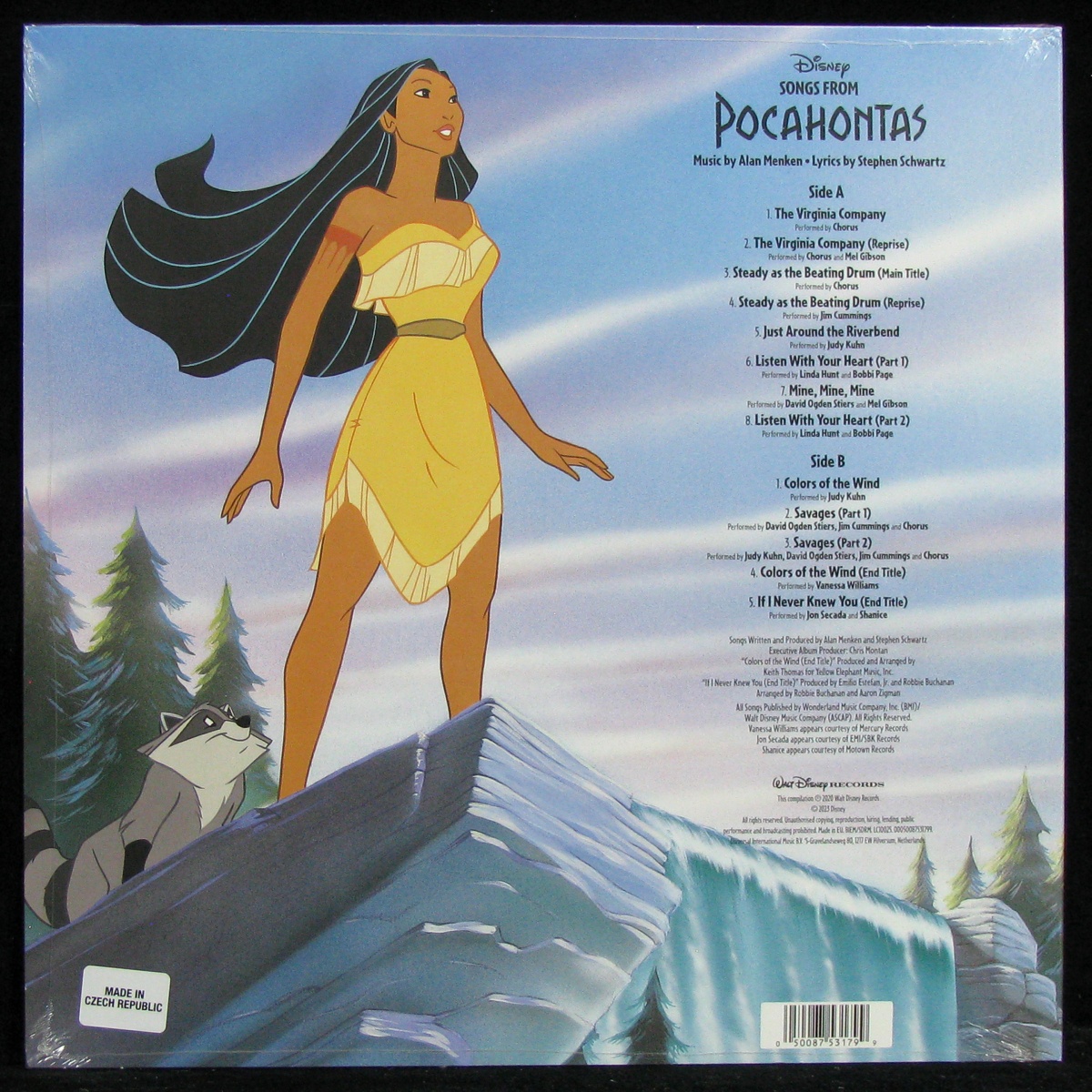 LP V/A — Songs from Pocahontas (цветной винил) фото 2