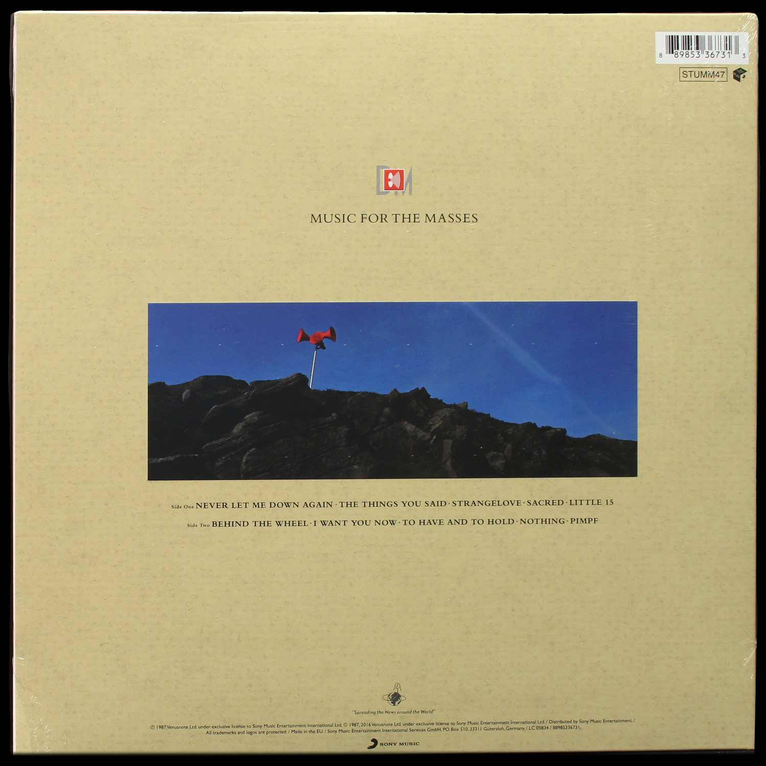 LP Depeche Mode — Music For The Masses фото 2