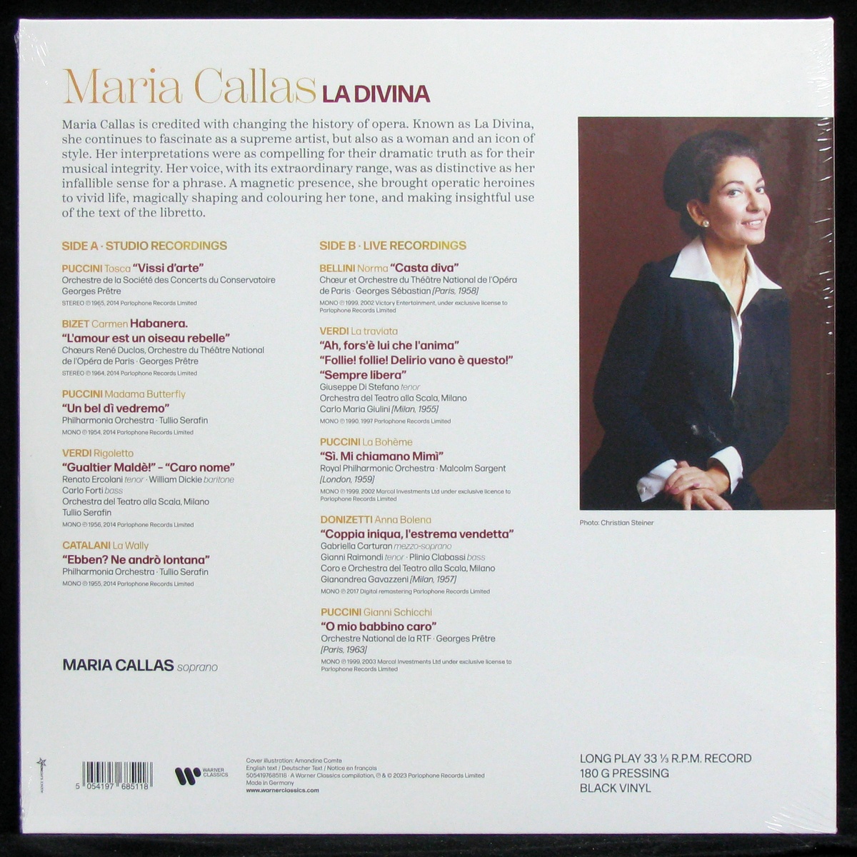 LP Maria Callas — La Divina фото 2