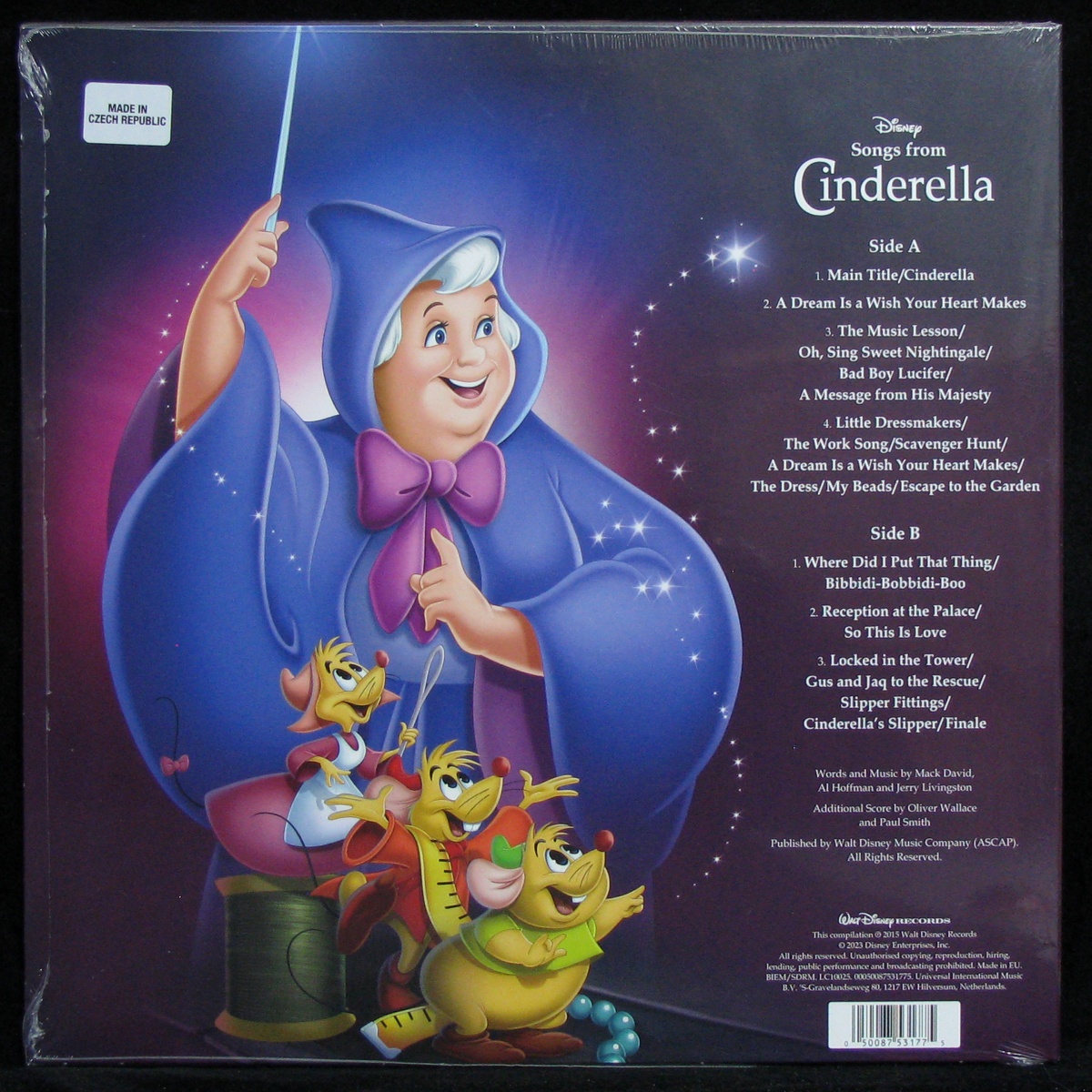 LP V/A — Songs from Cinderella (цветной винил) фото 2