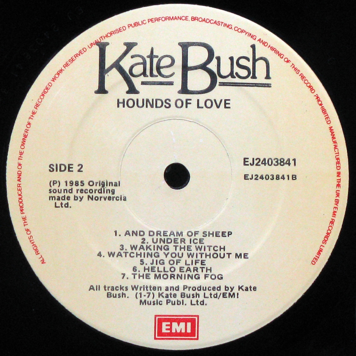 LP Kate Bush — Hounds Of Love фото 4