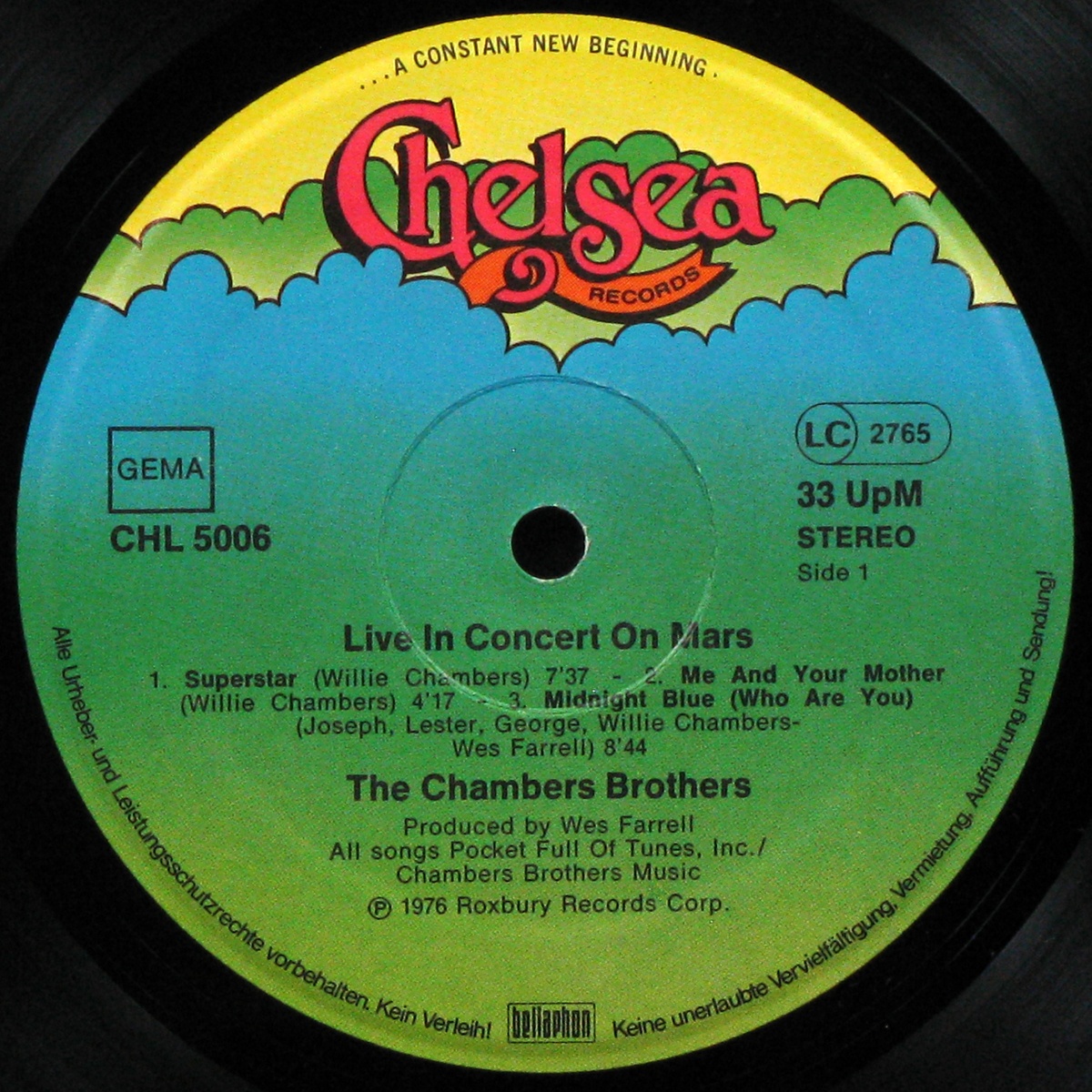 LP Chambers Brothers — Live In Concert On Mars фото 2