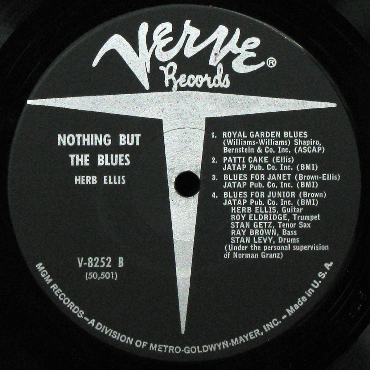 LP Herb Ellis — Nothing But The Blues (моно) фото 4