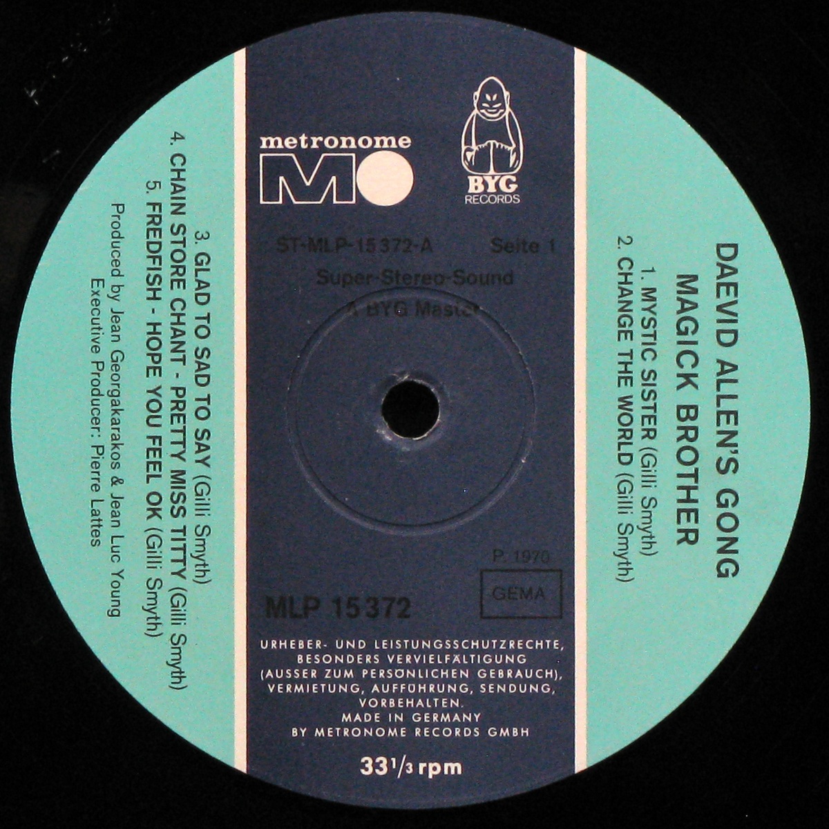 LP Gong — Magick Brother фото 4