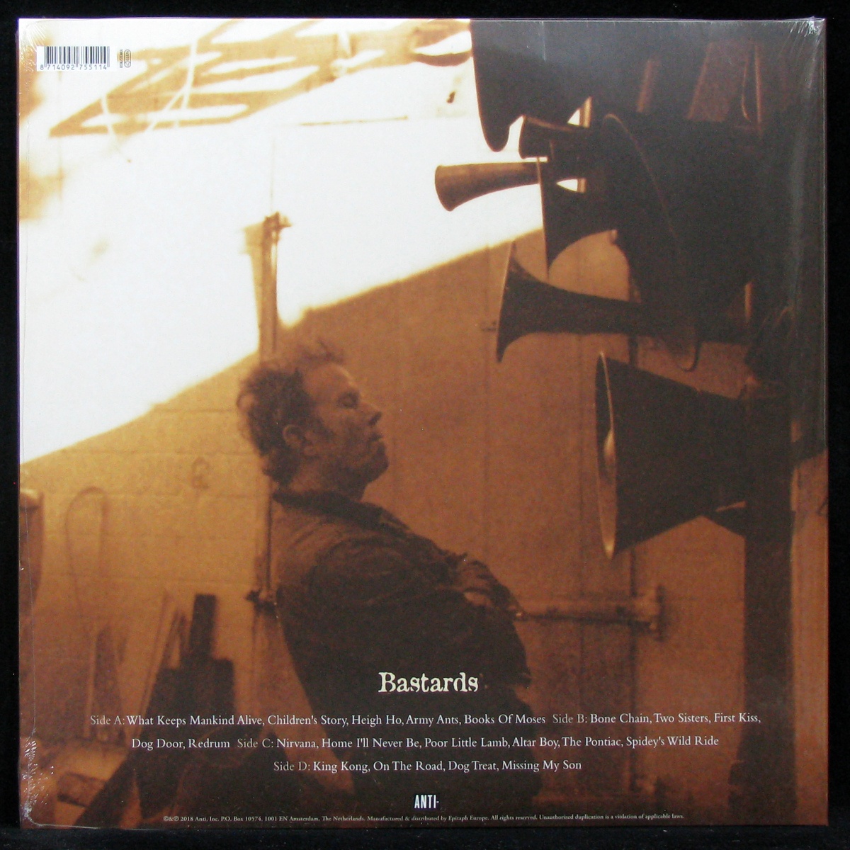 LP Tom Waits — Bastards (2LP) фото 2