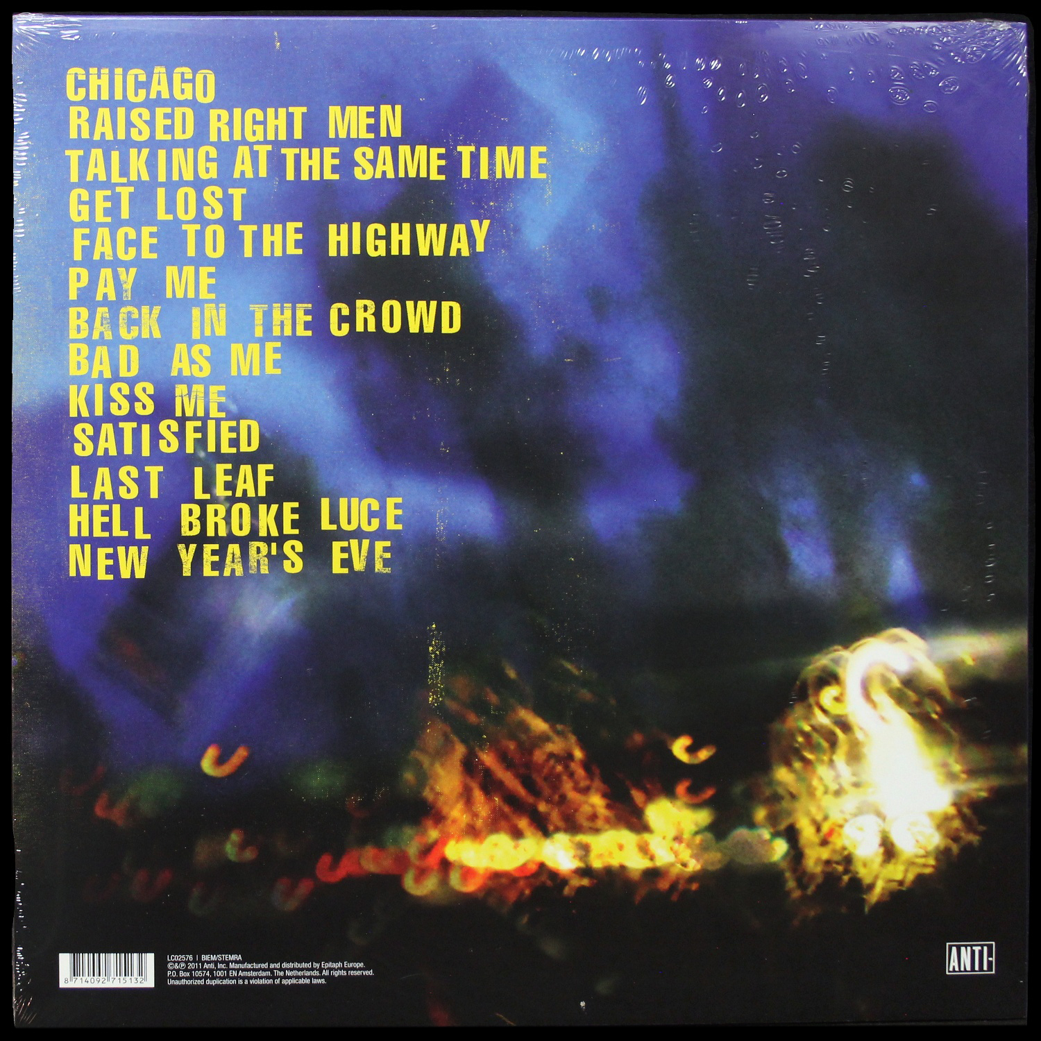 LP Tom Waits — Bad As Me фото 2