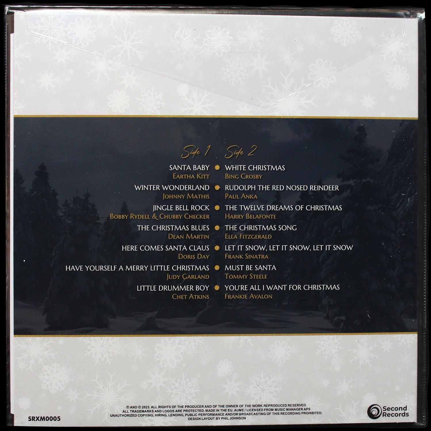 LP V/A — Winter Wonderland (red marbeled vinyl) фото 2