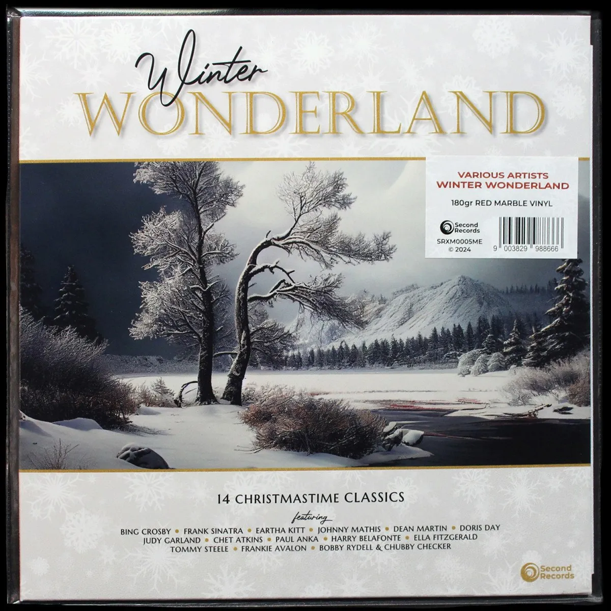 LP V/A — Winter Wonderland (red marbeled vinyl) фото