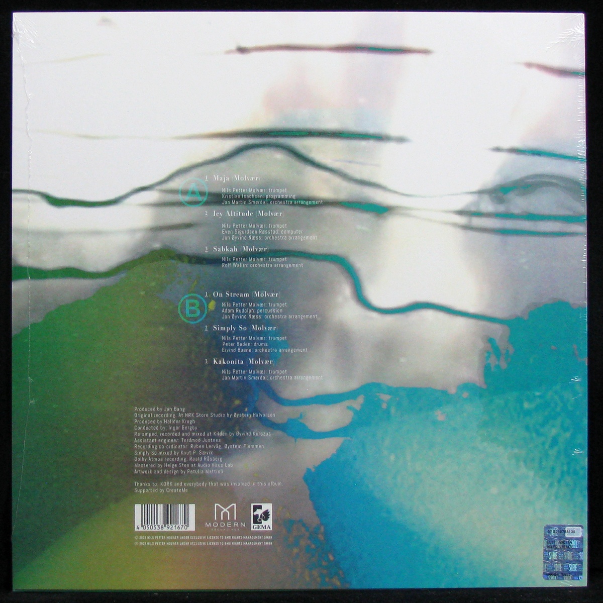 LP Nils Petter Molvaer / Norwegian Radio Orchestra — Certainty Of Tides (2LP) фото 2
