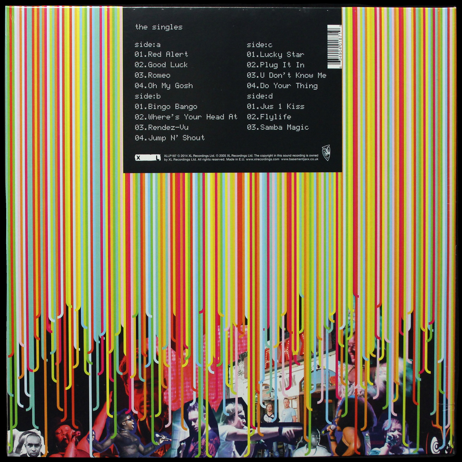 LP Basement Jaxx — Singles (2LP, цветной винил) фото 2