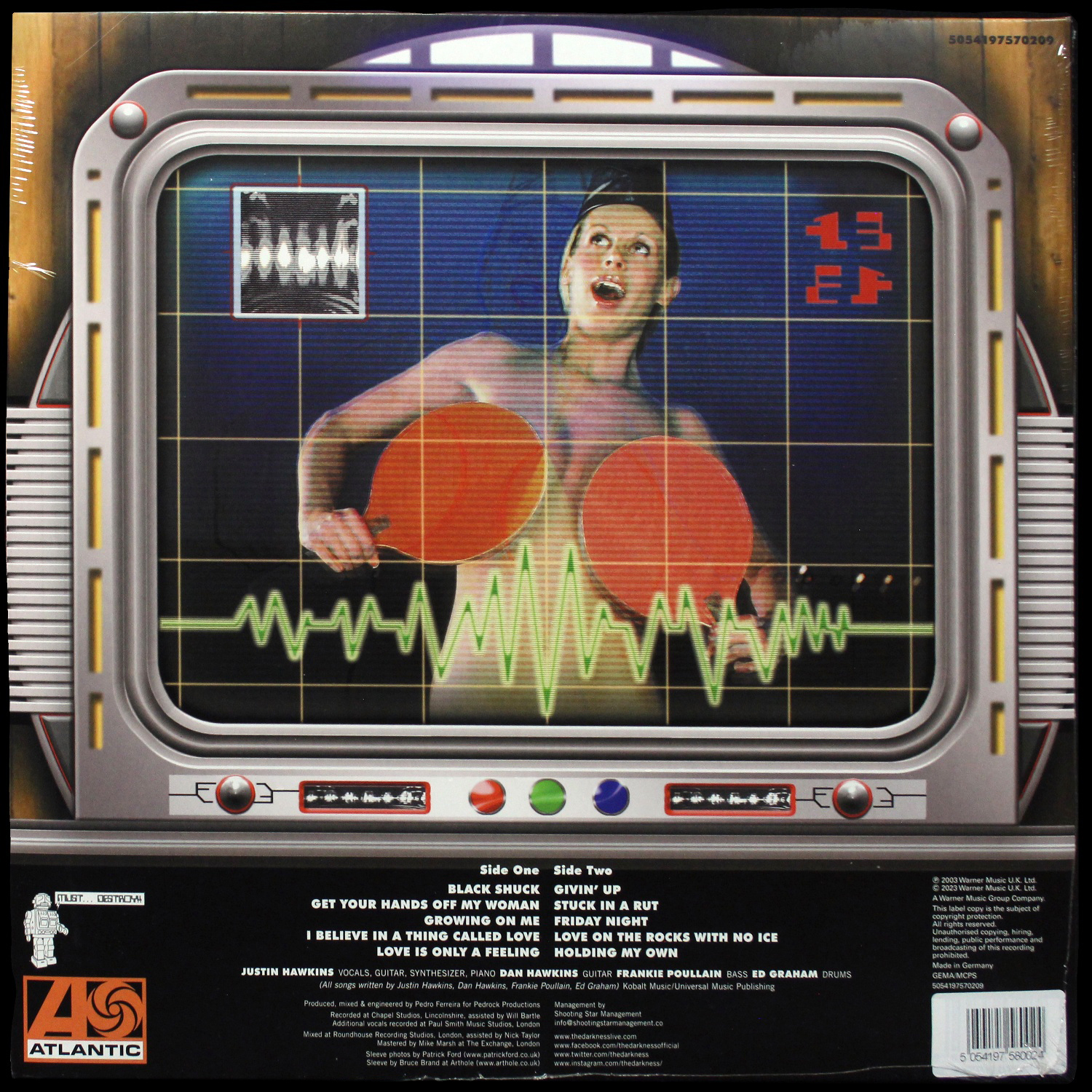 LP Darkness — Permission To Land (+ постер, цветной винил) фото 2