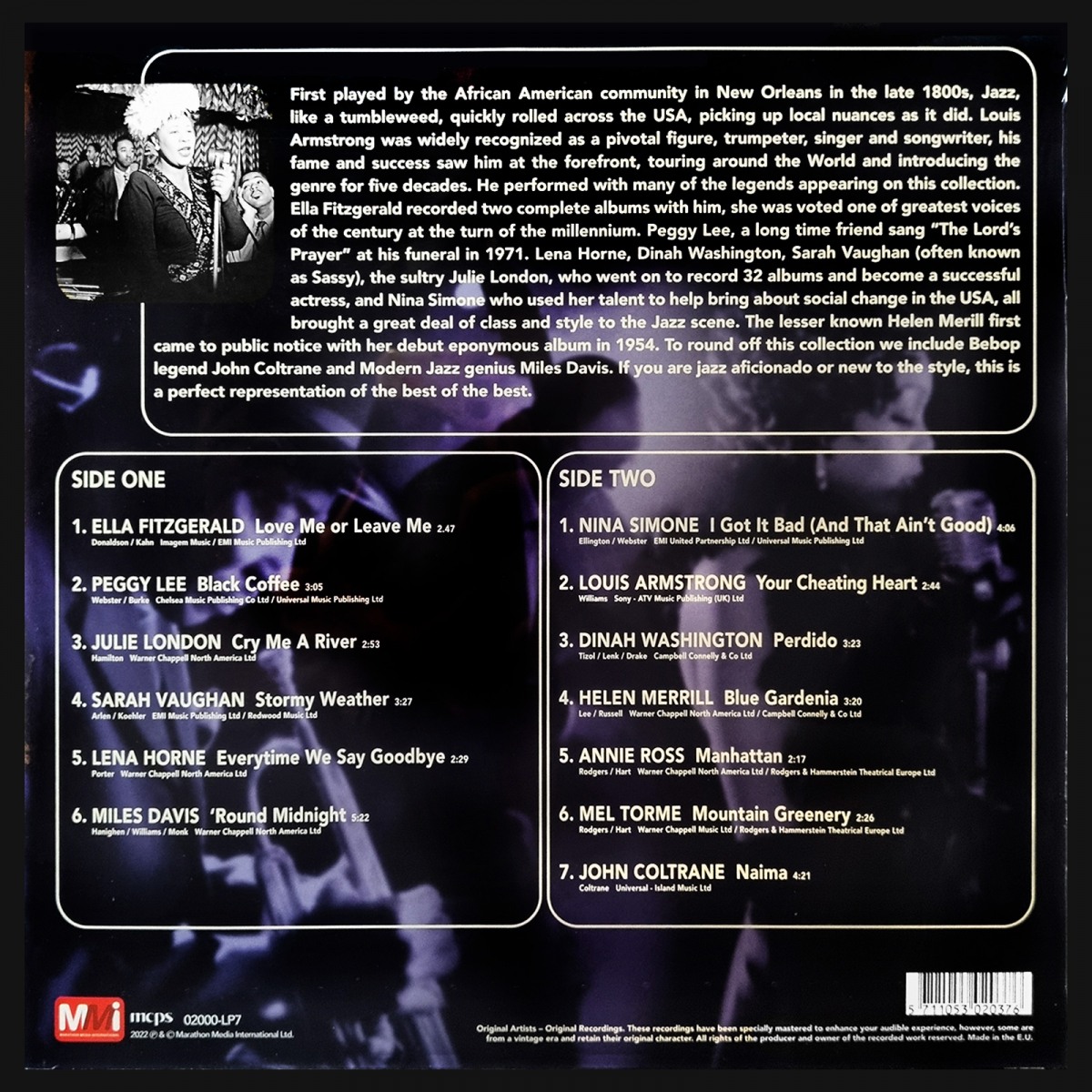 LP V/A — Jazz Masters фото 2