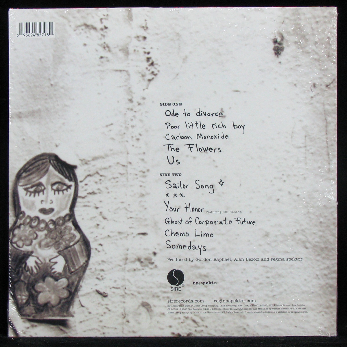 LP Regina Spektor — Soviet Kitsch (цветной винил) фото 2