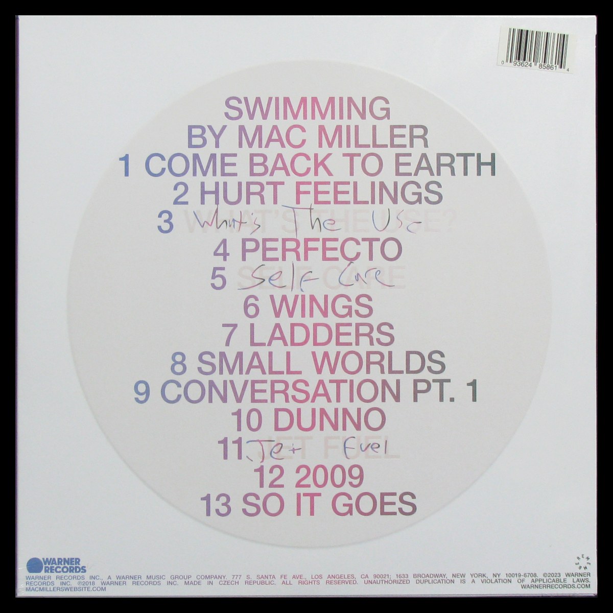 LP Mac Miller — Swimming (2LP, coloured vinyl) фото 2