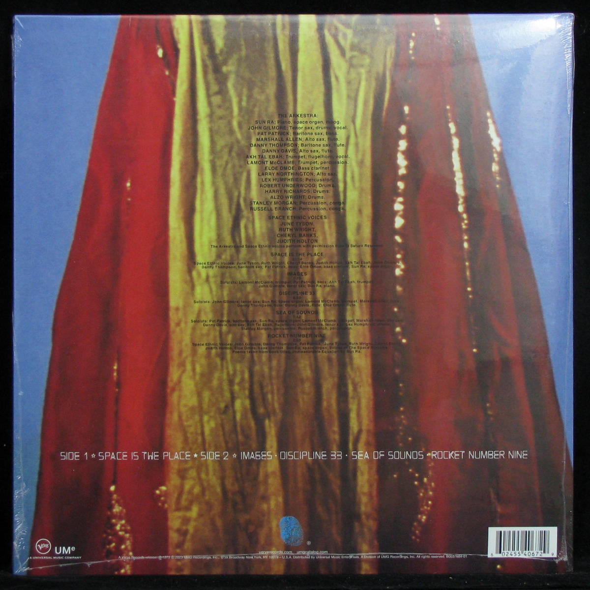 LP Sun Ra / Intergalactic Infinity Orchestra — Space Is The Place фото 2